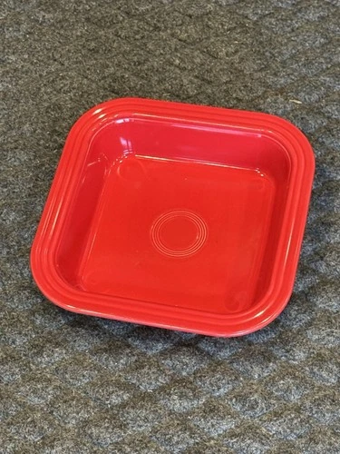 FIESTAWARE 9 x 9 Square Baker Scarlet Casserole Dish Red FIESTA Pan Save 💥