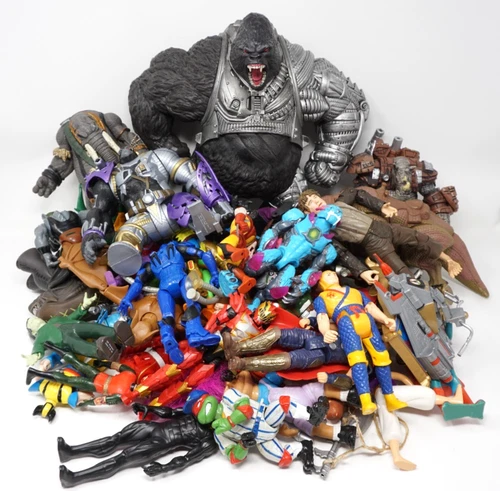 Huge Action Figure Mixed Lot Vintage to Now As Is for Parts