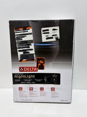 Delta 813902-N-WH Sanborne Nightlight Toilet Seat White - Elongated