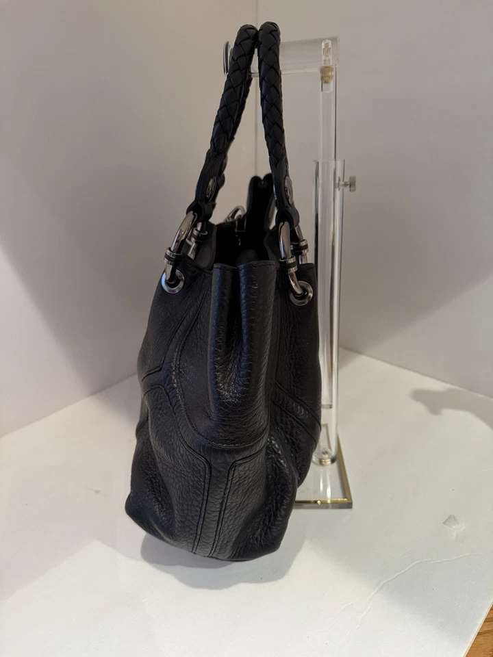 Kenneth Cole, New York, Beautiful Black Leather Hobo Shoulder Bag￼ - Image 4 of 4