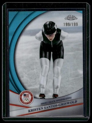 2026 Topps Chrome US Winter Olympic &Paralympic #42 Kristen Santos-Griswold /199