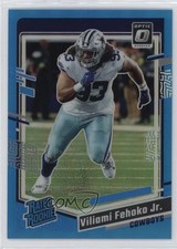2023 Panini Donruss Optic Rated Rookie Aqua Prizm 62/299 Viliami Fehoko Jr 1g1q