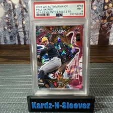 2024 Wild Card Auto Mania CV Paul Skenes Star Crystal Painted Eagle 1/1 PSA-9👀