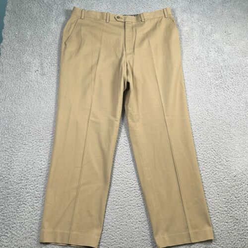 Michael Kors Men's Pants 38x32 Straight Leg Flat Front Casual Cotton Chino
