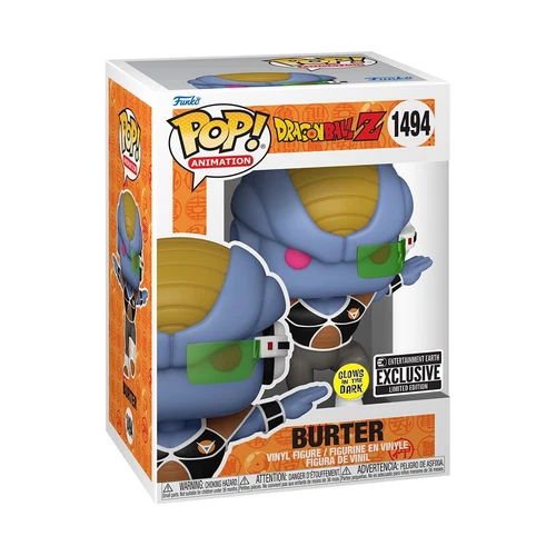 Figura de vinilo Funko Pop Dragon Ball Z Burter GITD EE 1494 exclusiva