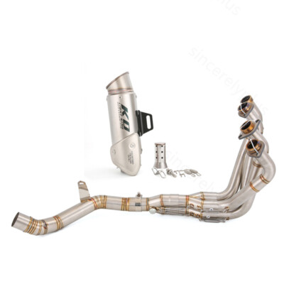 For Kawasaki Z900 2017-2025 Exhaust Front Link Pipe Header Mufflers Whole System