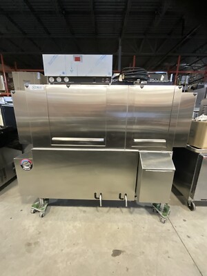 Noble Warewashing 66 Conveyor Low Temperature Dishwasher - Right to Left, 208V,