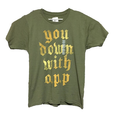 Naughty By Nature T Shirt Youth XL Green Yellow NWT (A9) | eBay