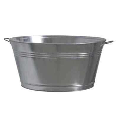SIENA GARDEN 543530 Zinkwanne Ø51xH25cm verzinktes Blech
