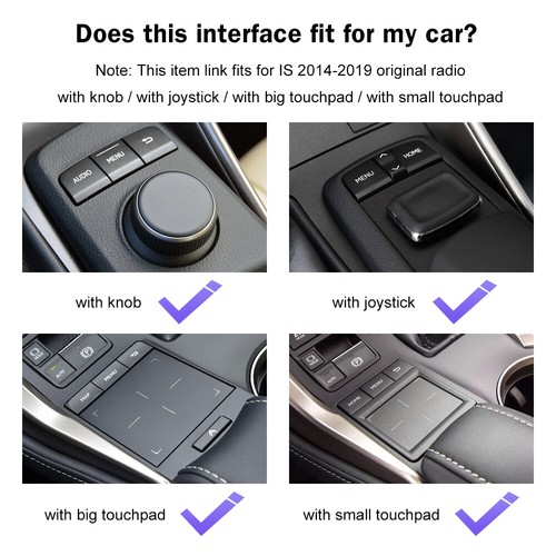 Wireless CarPlay Android Auto MirrorLink Retrofit Decoder For Lexus IS 2014-2019 - Picture 2 of 11