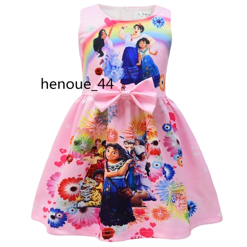 minnie stitch Cartoon Bowknot Dress Skirt Princess Party Birthday Fancy girl - Picture 11 of 69