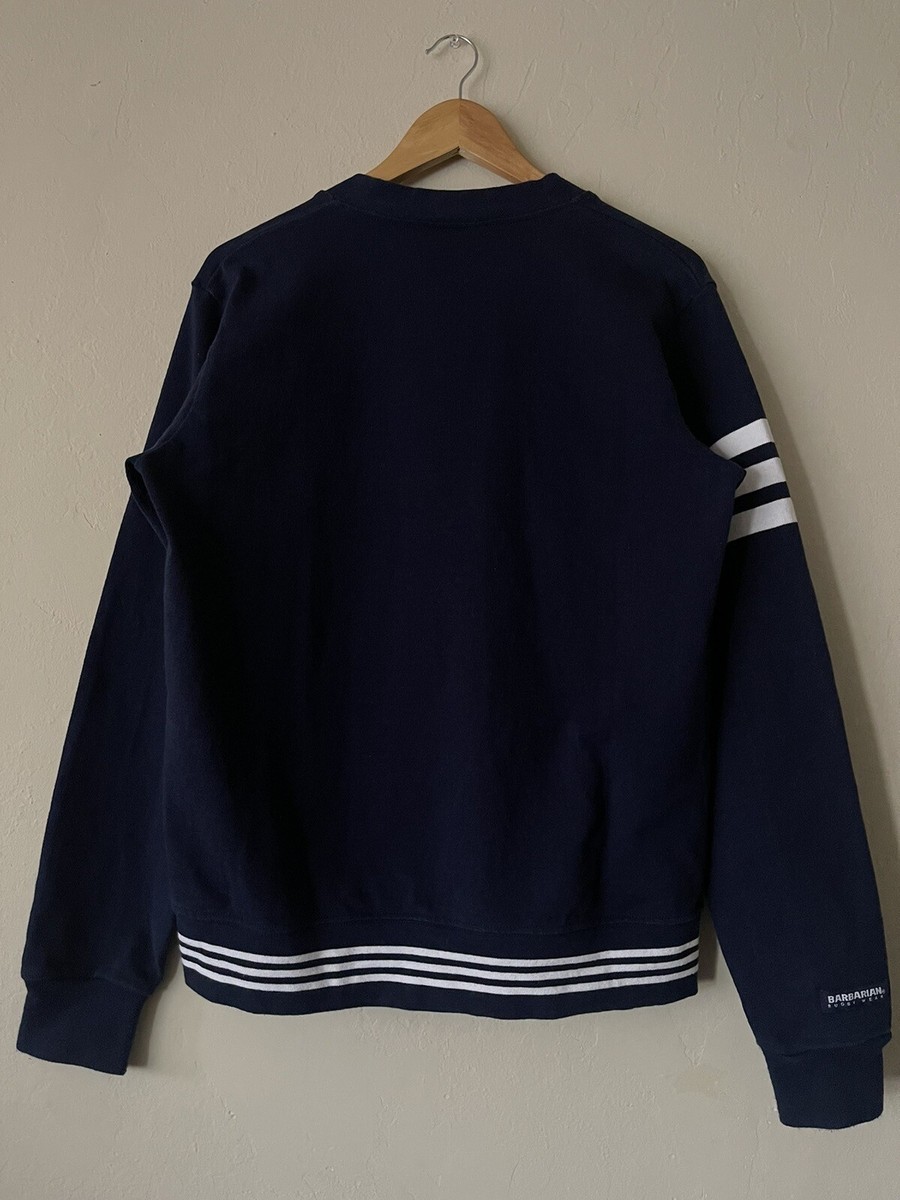Vintage Barbarian Rugby Wear Men's Size L Cardigan Collegiate