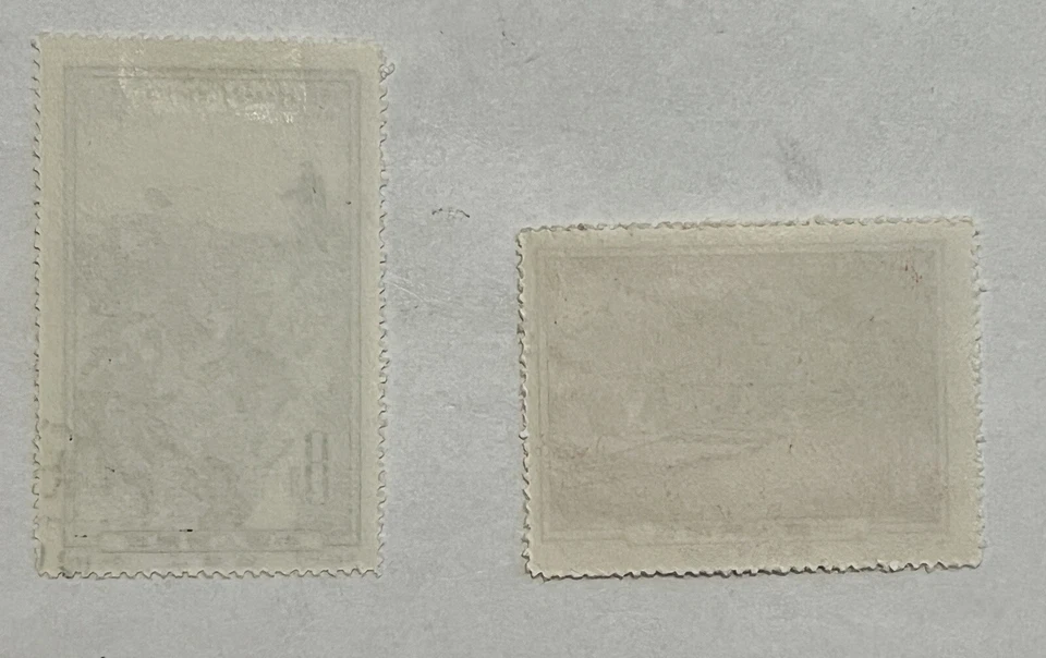 1955 CHINA 25,000 MILE LONG MARCH STAMPS SET #271-272, LUDING BRIDGE & MOUNTAIN - Image 4 of 4