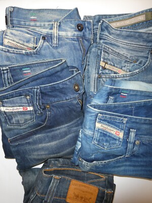 VINTAGE DIESEL JEANS WOMEN MEN + LEVI S WOMEN + LEE COOPER BAG RARE LOT