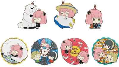 Spy x Family Bandai Extra Mission F Ichiban Kuji Rubber Keychain 3''H