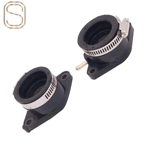 2 PCS Intake Manifold Boot Joint For Yamaha XT600 TT600 1985-1986 43F-13586 Carb - Photo 5/6