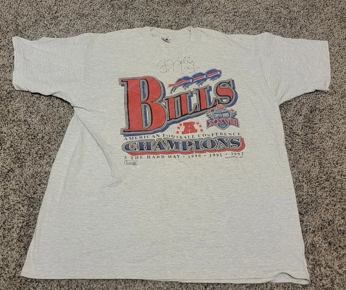 VINTAGE BUFFALO BILLS 93 Super Bowl AFC Champions XL 3D Logo VINTAGE BUFFALO BILLS 93 Super Bowl AFC Champions XL 3D Logo