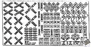 Blair Line N Highway Signs Regulatory Signs #1 1948-Present (black, white) 2 - Picture 1 of 1