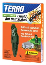 TERRO Outdoor Liquid Ant Killer Bait Stakes 8...