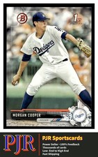2017 Bowman Draft #BD-30 Morgan Cooper Los Angeles Dodgers  Paper