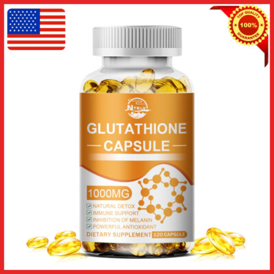 120 Capsules Strong For Antioxidant Anti Aging Skin Whitening Daily Supplement