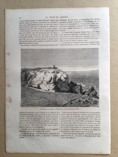 Original 1860's article, Athens, numerous frameable engravings!Greece - Picture 13 of 17