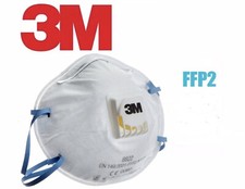 3 x  3M 8822 FACE MASK Respirator Valved FFP2 Healthcare Medical Face Mask