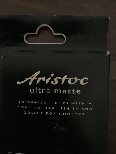 Vintage Aristoc Ultra Matte Pantyhose Tights Vaguely Black Fuller Figure - Picture 5 of 7