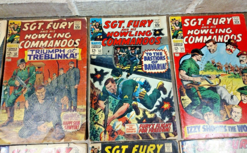 SGT. Fury and His Howling Commandos Comics 1968 Complete #50-61 Plus Special - Picture 3 of 15