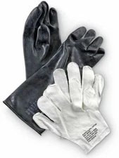 Military Issued Protective Chemical Glove Set-NEW-M