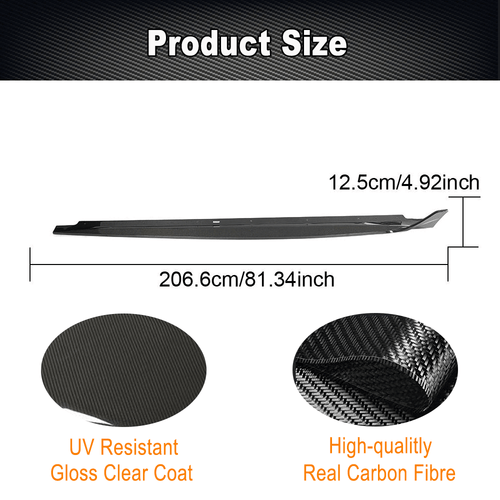 Para Audi A5 S5 2020-2021 carbono faldones laterales listones laterales umbral accesorios - Imagen 7 de 12