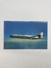Postcard Air France Caravelle Medium Range Pure Jet Aircraft UnPosted