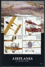 Grenada 2015 MNH Military Stamps WWI WW1 Airplanes First World War I Aviaton 4v