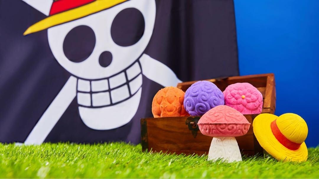 One Piece Bath Bomb Devil's Fruit 5 Pieces Set From Japan New