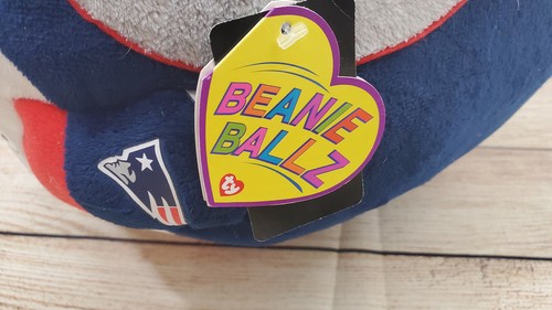 "TY Beanie Ballz NFL New England Patriots ¡NUEVO 5" RARO! - Imagen 5 de 9