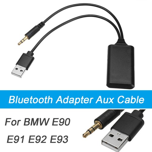Car Bluetooth 3.5mm AUX Cable Adapter Fit BMW E90 E91 E92 E93 Radio