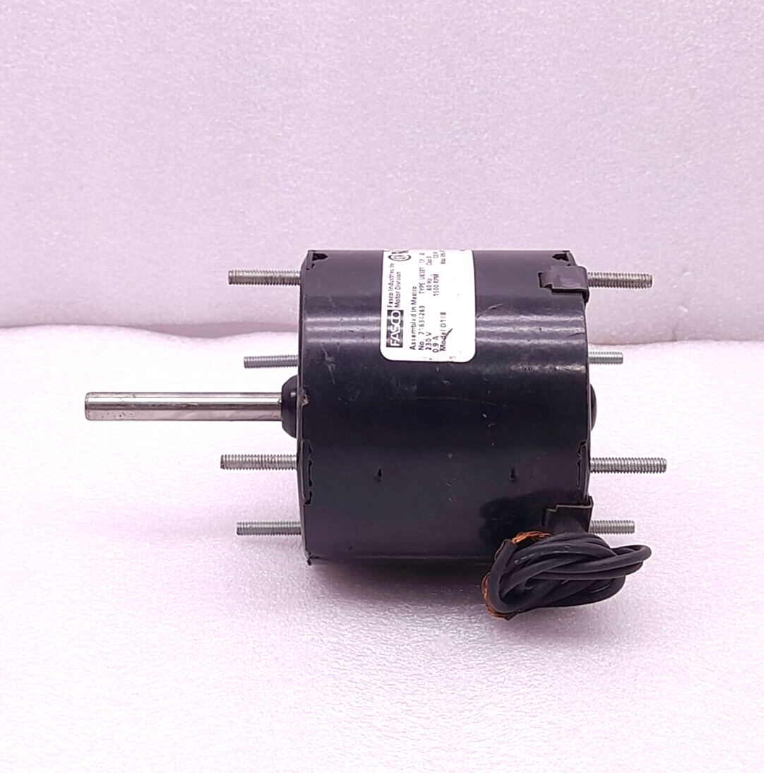 Fasco 71634263 Blower Motor U63B1 230V 60Hz 0.9A 1500RPM 1/20HP  