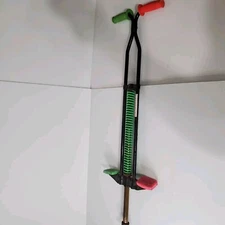 Pogo Stick Vintage S.B.I Enterprises Neon Pink & Green Made In USA Old School 