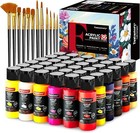 Airbrush Paint, 36 Colors Acrylic Air Brush Paint Kit, Water-Based, Opaque & Neo