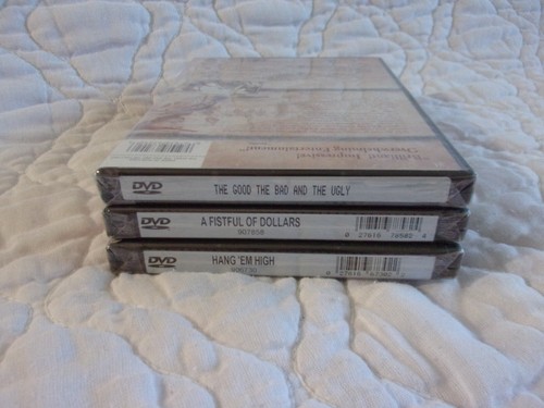 A FISTFUL OF DOLLARS HANG 'EM HIGH THE GOOD BAD AND UGLY DVD LOT CLINT EASTWOOD - Picture 2 of 17