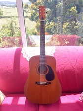 Vintage Encore Western Guitar Solid Top Romanian Spruce