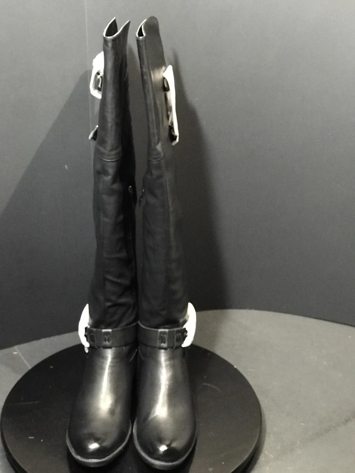 全新 双唇 TOO JILT 黑色 女式 高筒靴 尺码 US 8.5 M RTL 90 美元 — 第 4/4 张图片