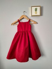 David's Bridal princess Dress Party Girl size 2T Color Burgundy Zipper Back