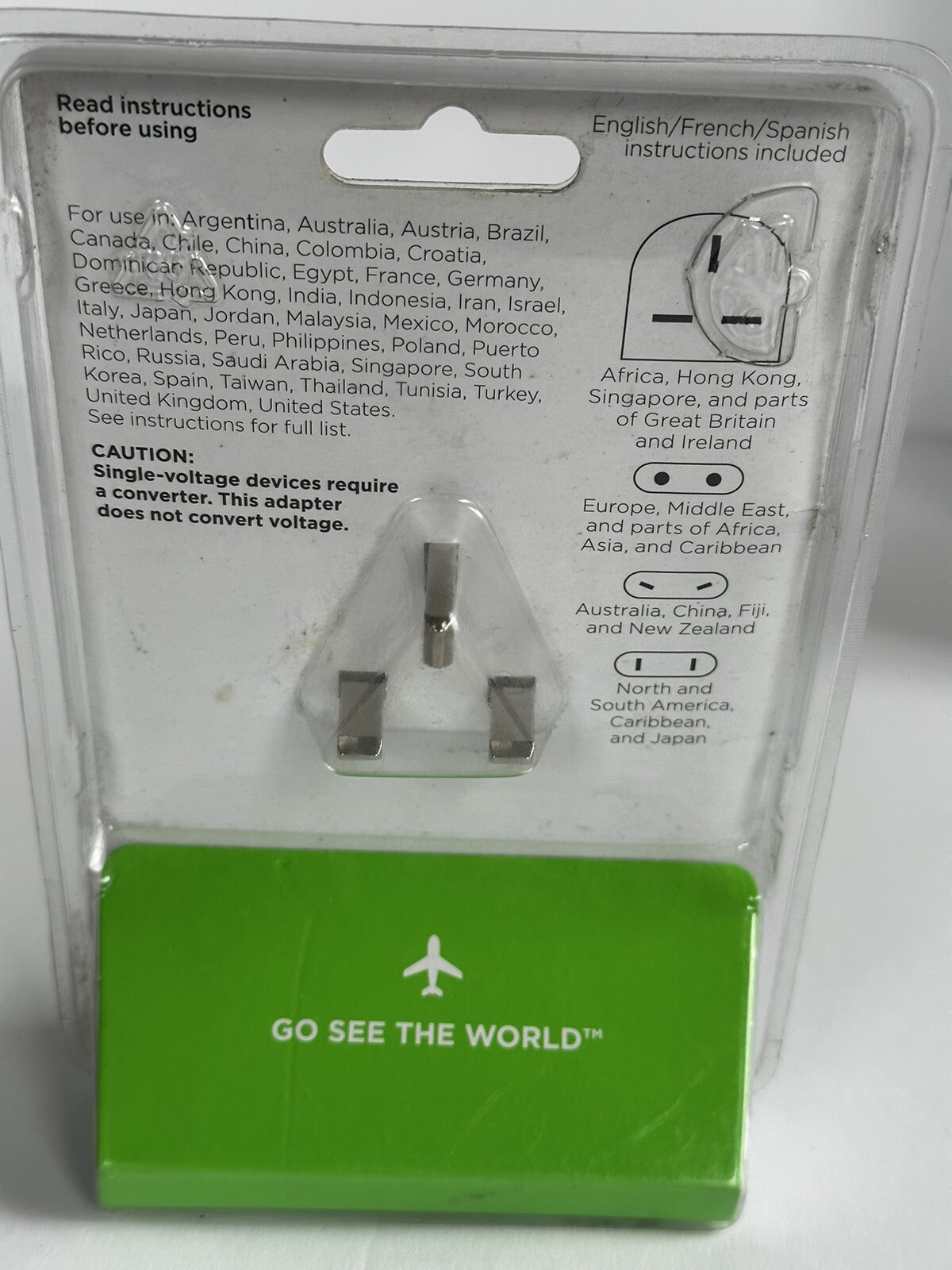 TRAVEL SMART BY CONAIR M500X International Adapter Plug Set, 150