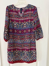Multi Colored Shift Dress