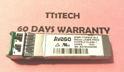 Lot Of 5x Avago SFBR-7705SDZ-GL2 850NM 500M SFP 10Gb Transceiver - Foto 9