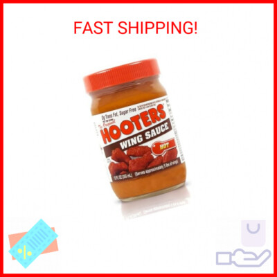 The Original Hooters Hot Wing Sauce - Spicy & Robust Flavor - Ideal for for Gril