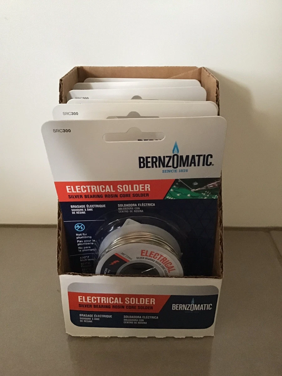 Silver bearing rosin shop core solder