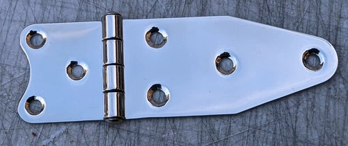 1 x Stainless Steel Boat Yacht Hinge - Strap Heavy Duty S/S 304g 126mm x 43mm - Picture 1 of 4