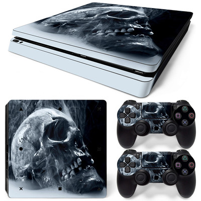 Sony PS4 PLAYSTATION 4 Slim Skin Adesivo Pellicola Protettiva Set - Legno 3